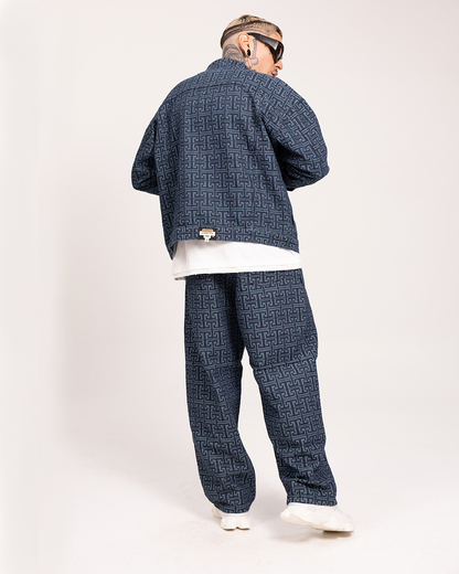 Conjunto Jackal Azul Mosaico  Ref 27