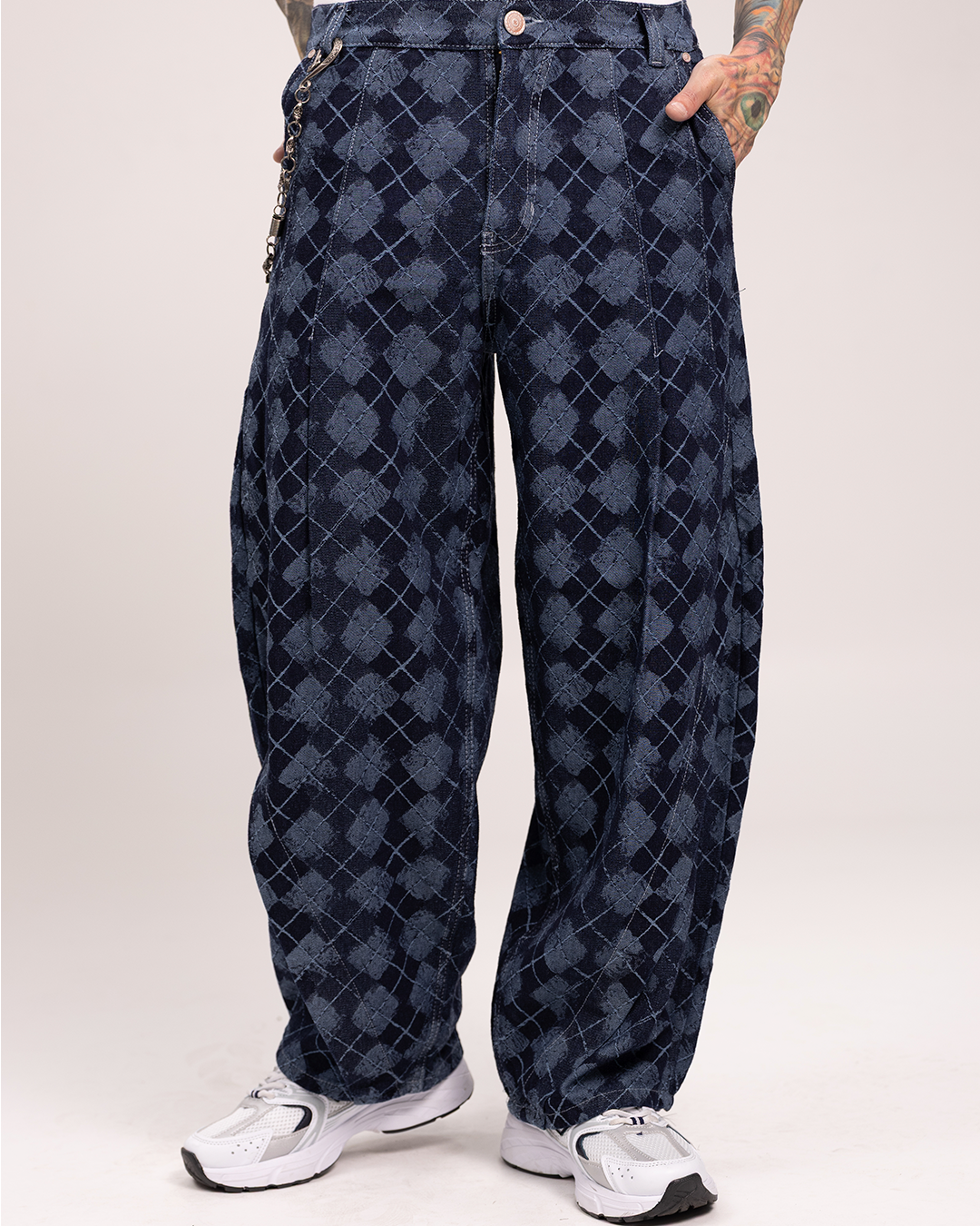 Baggy Print Azul