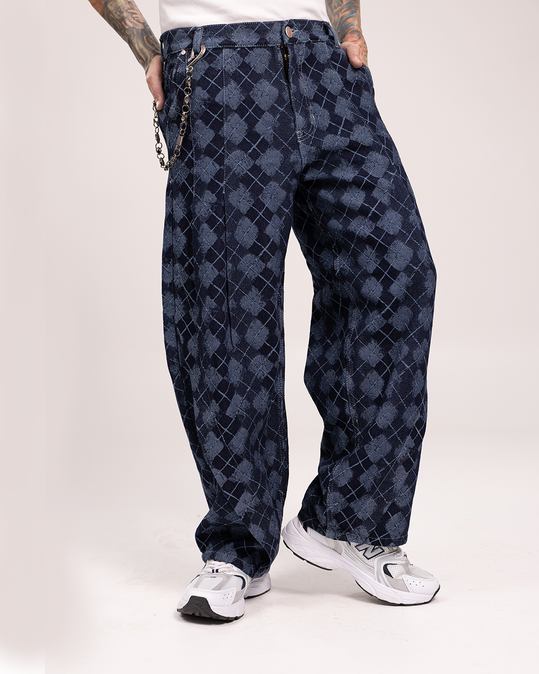 Baggy Print Azul