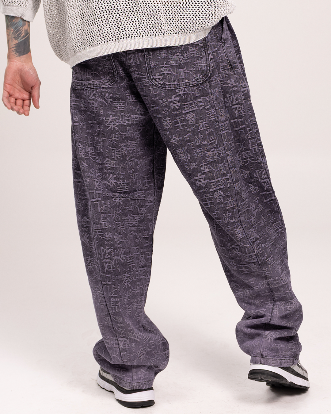 Baggy Print Tokio Gris Wash