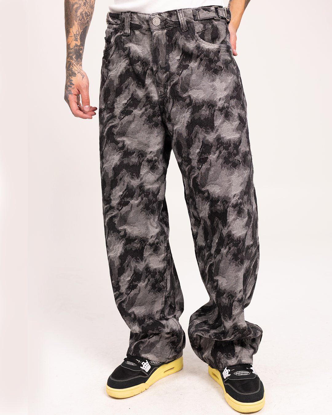 Baggy Print Gris