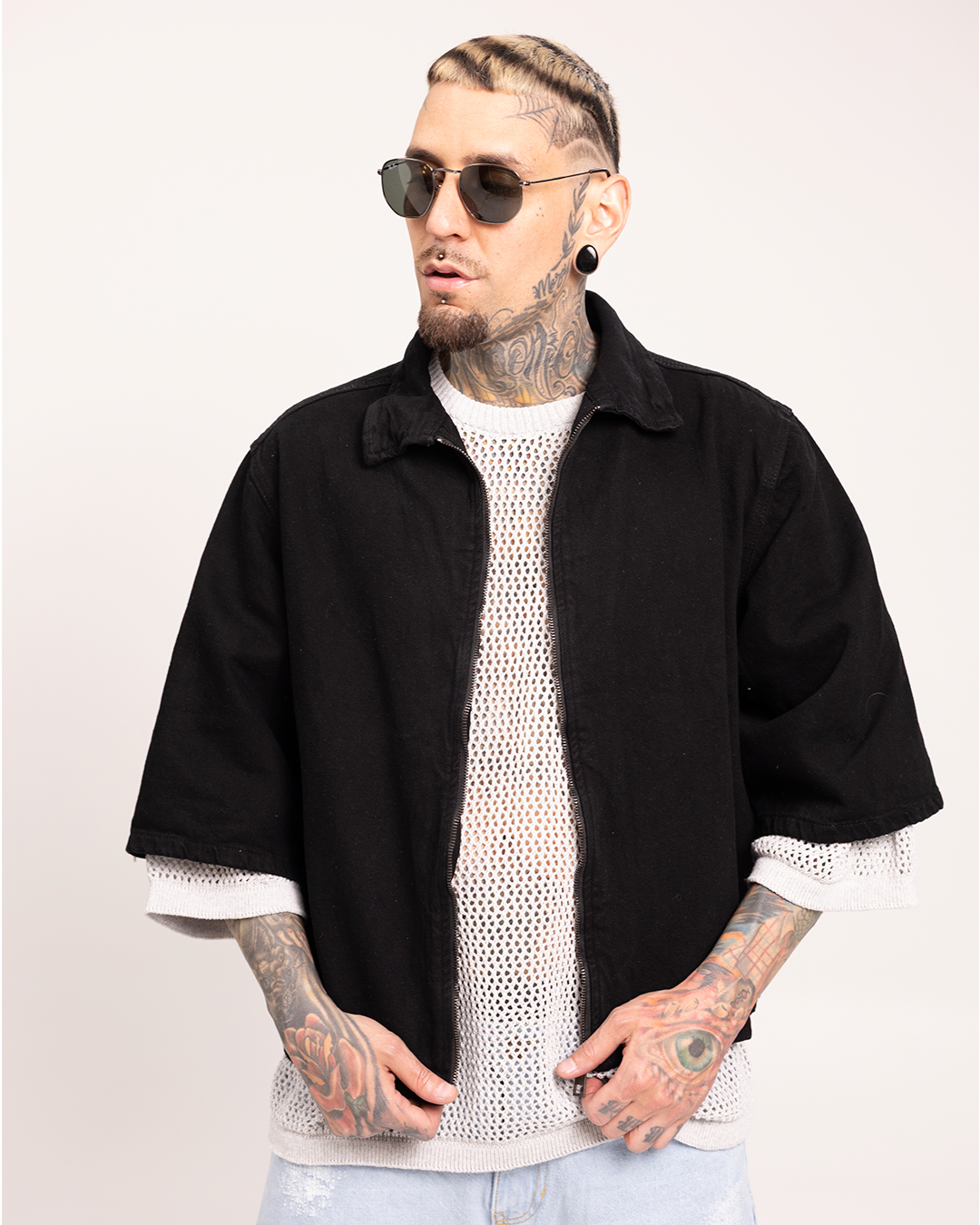 Camisa Boxi Fit Negro Ref 049