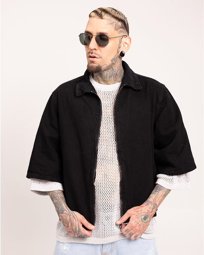 Camisa Boxi Fit Negro Ref 049