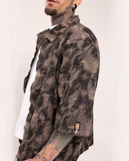 Camisa Boxi Fit Cafe