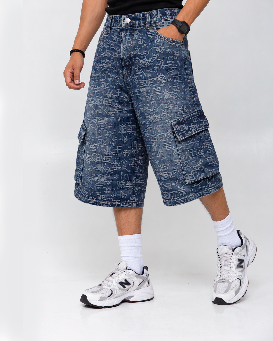 Jorts  Cargo Azul