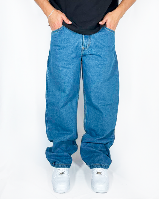 Baggy Regular Azul Medio
