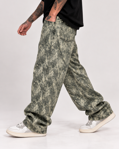 Baggy Verde Print