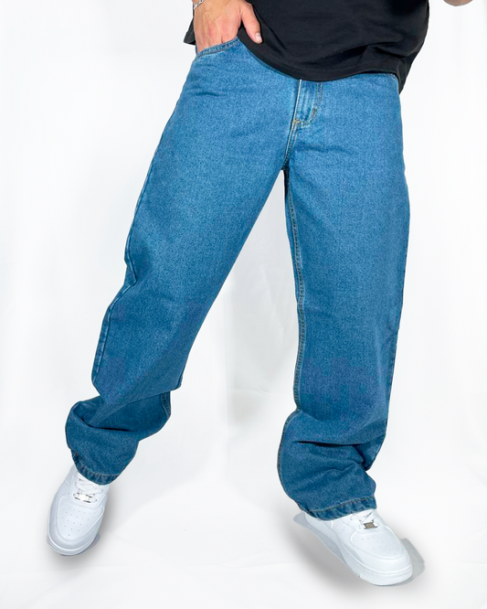 Baggy Regular Azul Medio