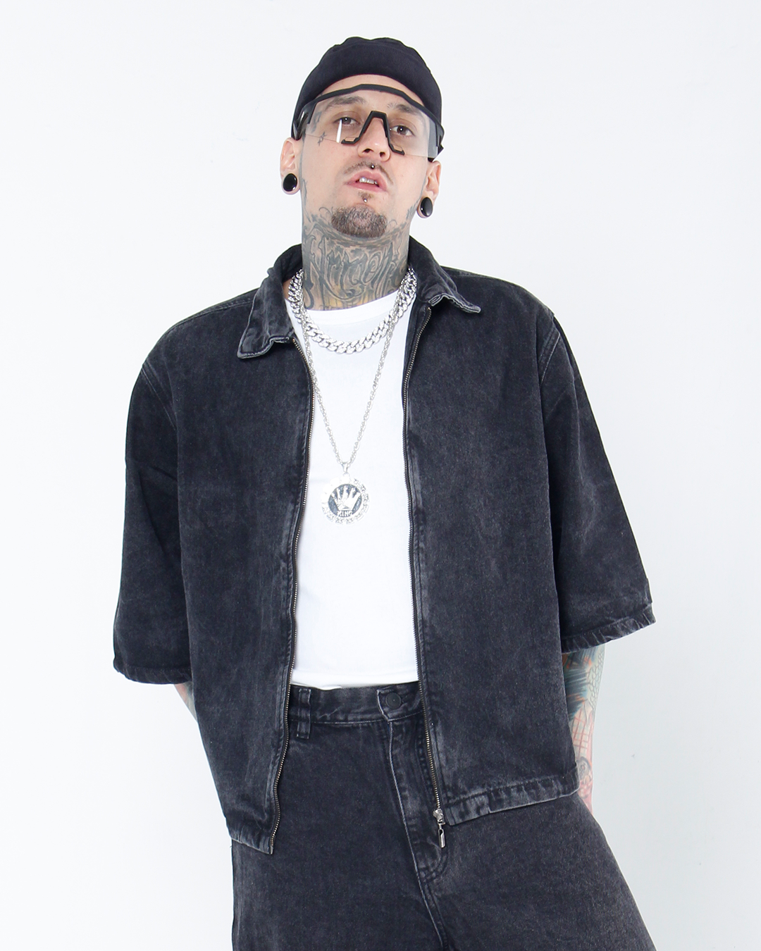 Camisa Boxi Fit Gris