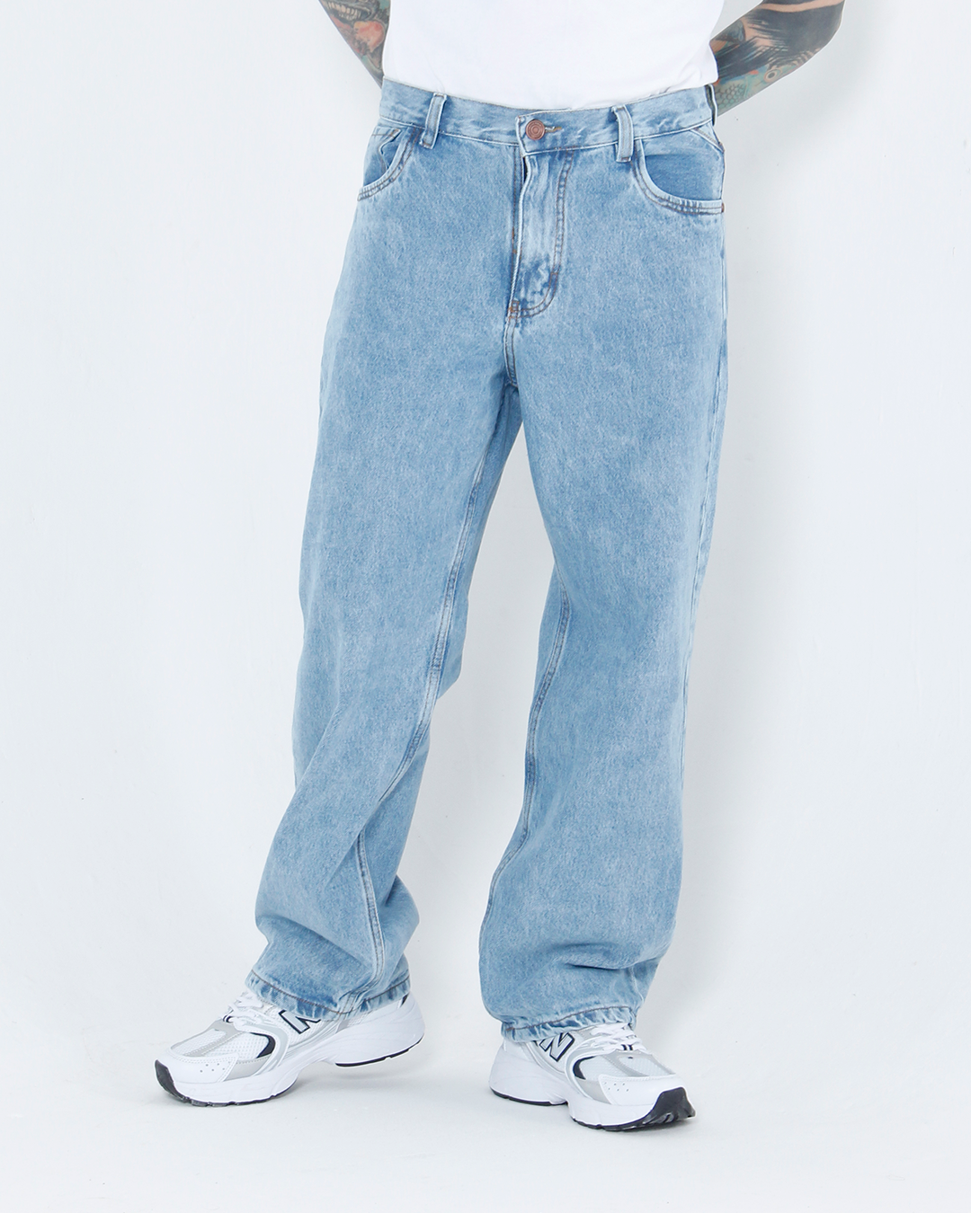 Pantalon Bagyy Azul Hielo
