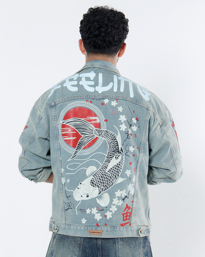 Chaqueta Estampada Tokio Dirty Wash