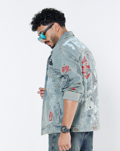 Chaqueta Estampada Tokio Dirty Wash