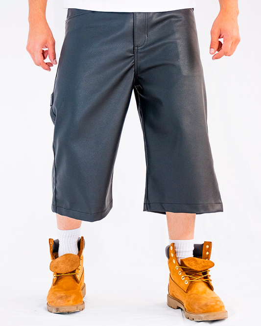 Jorts Cuerina Negro