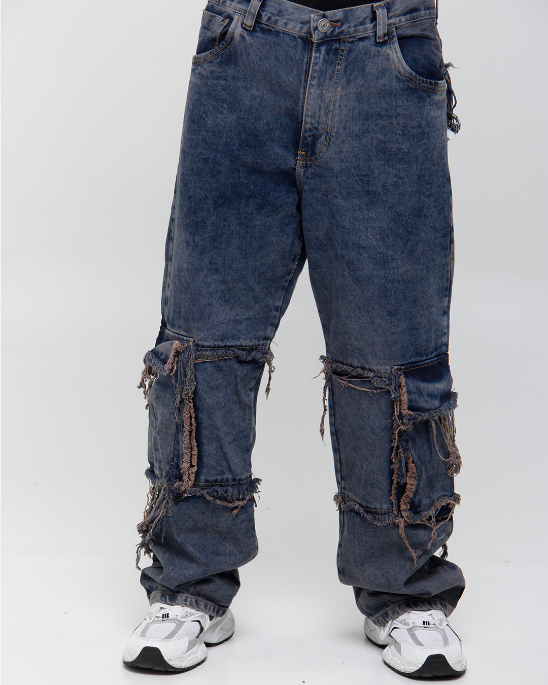 Pantalón Cargo Azul Wash  Ref:20