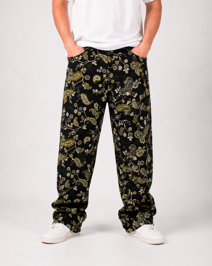 Baggy Verde Estampado Ref 109