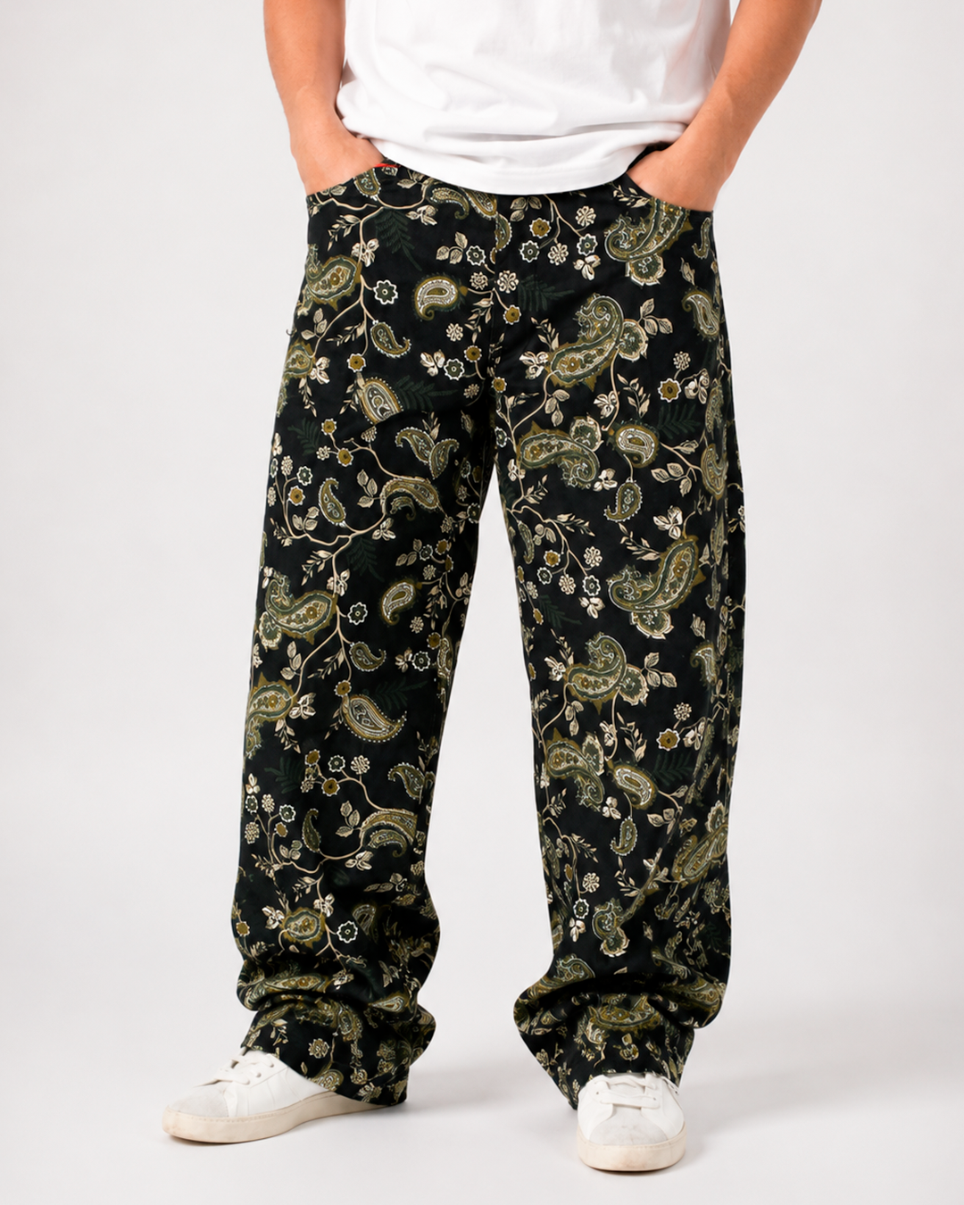 Baggy Verde Estampado Ref 109